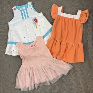 Colorful Girls Dress Bundle ~ 3/6M Janie and Jack Mamas & Papas and Little Miss